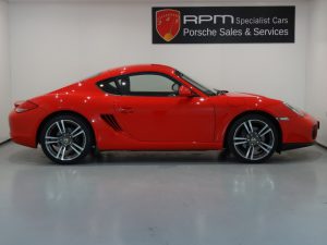 Porsche Cayman side on